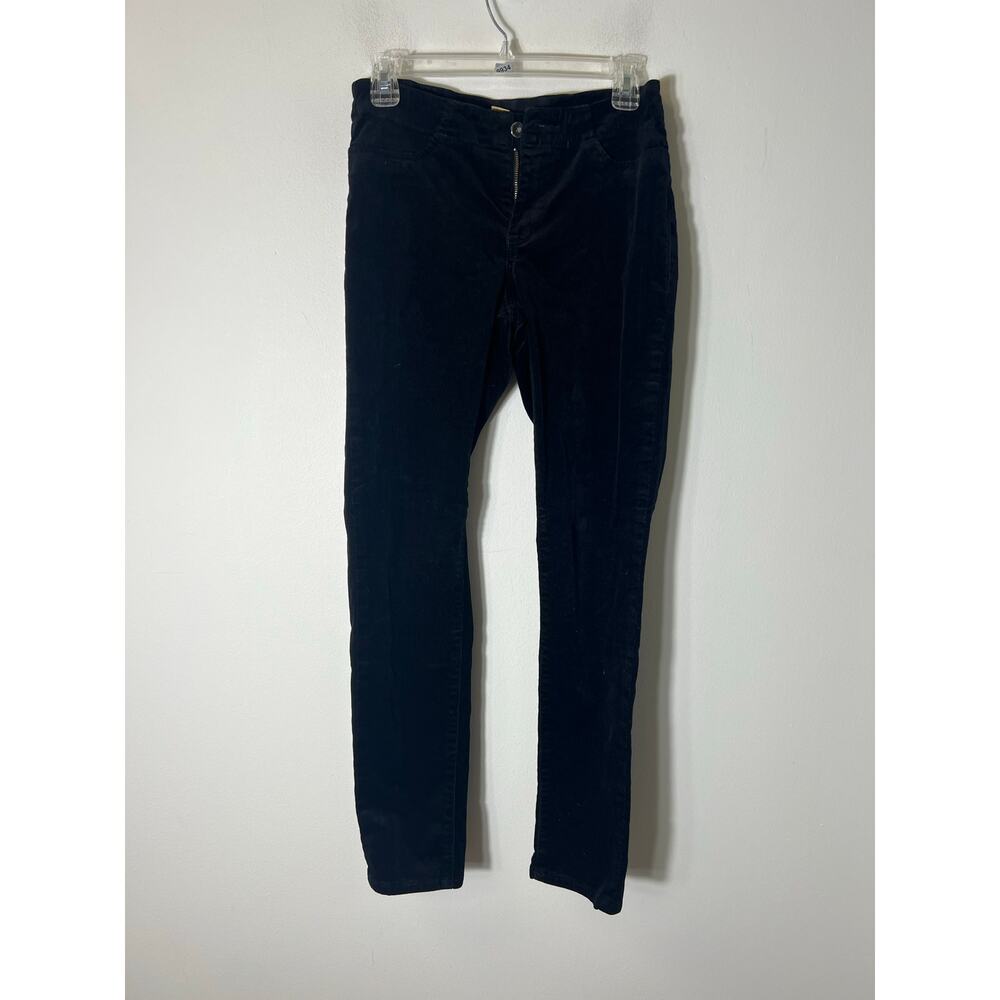 Christopher Blue Black Corduroy Skinny Pants